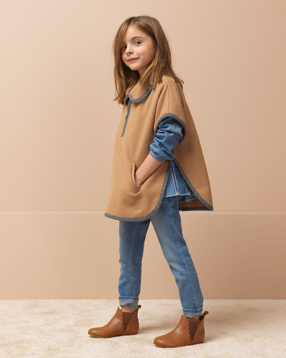 Chloé Virgin Wool Felt Cape