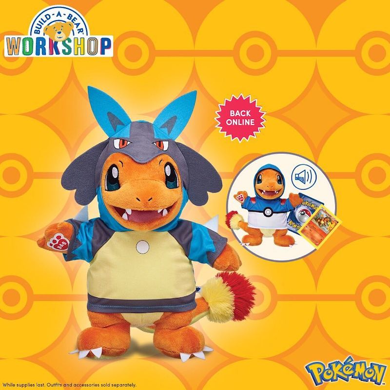 Pokémon Build-A-Bear Workshop Exclusive Charmander Bundle