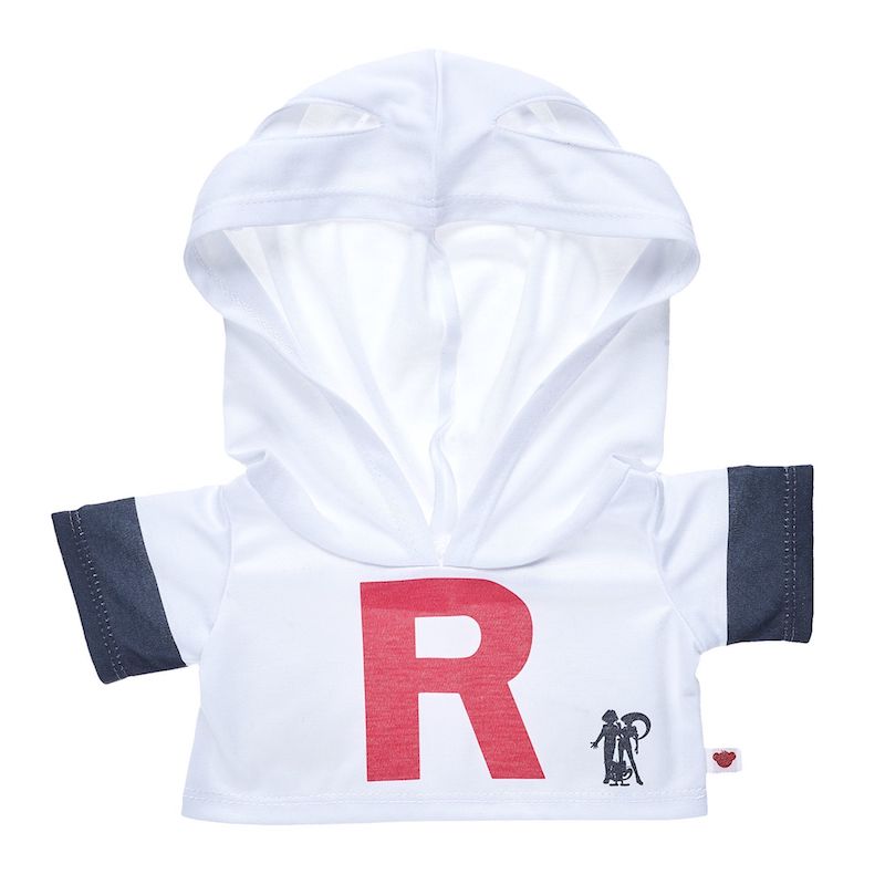 Pokémon Build-A-Bear Workshop Exclusive Meowth Ream Rocket Hoodie