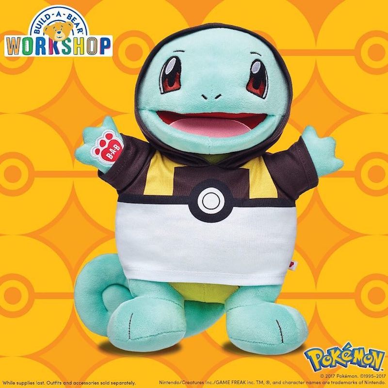 Pokémon Build-A-Bear Workshop Exclusive Squirtle Bundle