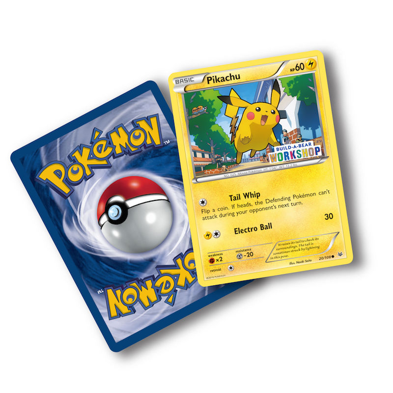 Pokémon Build-A-Bear Workshop Exclusive Pikachu Bundle